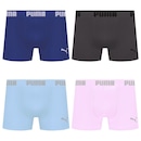 Cueca Puma Boxer Sem Costura - 4 unidades - Masculina - Foto 1