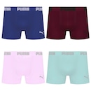 Cueca Puma Boxer Sem Costura - 4 unidades - Masculina - Foto 1