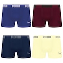 Cueca Puma Boxer Sem Costura - 4 unidades - Masculina - Foto 1