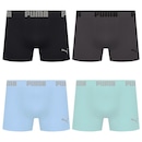 Cueca Puma Boxer Sem Costura - 4 unidades - Masculina - Foto 1