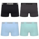 Cueca Puma Boxer Sem Costura - 4 unidades - Masculina - Foto 2
