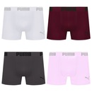 Cueca Puma Boxer Sem Costura - 4 unidades - Masculina - Foto 1