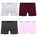 Cueca Puma Boxer Sem Costura - 4 unidades - Masculina - Foto 2