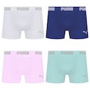 Cueca Puma Boxer Sem Costura - 4 unidades - Masculina - Foto 1