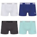 Cueca Puma Boxer Sem Costura - 4 unidades - Masculina - Foto 1