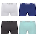 Cueca Puma Boxer Sem Costura - 4 unidades - Masculina - Foto 2