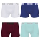 Cueca Puma Boxer Sem Costura - 4 unidades - Masculina - Foto 1