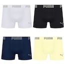 Cueca Puma Boxer Sem Costura - 4 unidades - Masculina - Foto 1
