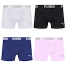 Cueca Puma Boxer Sem Costura - 4 unidades - Masculina - Foto 1