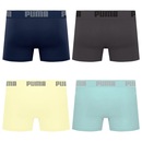 Cueca Puma Boxer Sem Costura - 4 unidades - Masculina - Foto 2