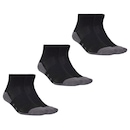 Meia Cano Médio adidas Quarter - 3 pares - Unissex - Foto 1