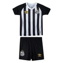 Kit Uniforme Futebol Umbro Santos II 2025 Infantil - Foto 1