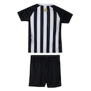 Kit Uniforme Futebol Umbro Santos II 2025 Infantil - Foto 2