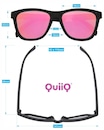 Oculos de Sol QuiiQ Polarizado Espelhado Esportivo UV400 - Foto 4