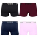 Cueca Boxer Sem Costura Puma - 4 unidades - Masculina - Foto 2