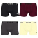 Cueca Boxer Sem Costura Puma - 4 unidades - Masculina - Foto 1