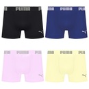 Cueca Boxer Sem Costura Puma - 4 unidades - Masculina - Foto 1