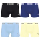 Cueca Boxer Sem Costura Puma - 4 unidades - Masculina - Foto 1