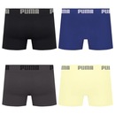 Cueca Boxer Sem Costura Puma - 4 unidades - Masculina - Foto 2