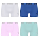 Cueca Boxer Sem Costura Puma - 4 unidades - Masculina - Foto 1