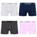 Cueca Boxer Sem Costura Puma - 4 unidades - Masculina - Foto 1