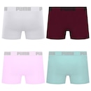Cueca Boxer Sem Costura Puma - 4 unidades - Masculina - Foto 2