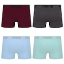 Cueca Boxer Sem Costura Puma - 4 unidades - Masculina - Foto 2