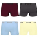 Cueca Boxer Sem Costura Puma - 4 unidades - Masculina - Foto 2