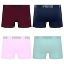 Cueca Boxer Sem Costura Puma - 4 unidades - Masculina - Foto 2