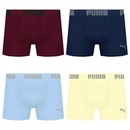 Cueca Boxer Sem Costura Puma - 4 unidades - Masculina - Foto 1