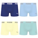 Cueca Boxer Sem Costura Puma - 4 unidades - Masculina - Foto 1