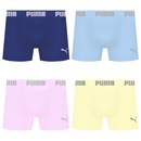 Cueca Boxer Sem Costura Puma - 4 unidades - Masculina - Foto 1