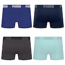Cueca Boxer Sem Costura Puma - 4 unidades - Masculina - Foto 2