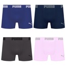 Cueca Boxer Sem Costura Puma - 4 unidades - Masculina - Foto 1