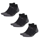 Meia Cano Baixo adidas Essentials Invisível - 3 pares - Unissex - Foto 1