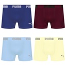 Cueca Boxer Sem Costura Puma - 4 unidades - Masculina - Foto 1