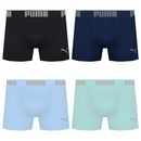 Cueca Boxer Sem Costura Puma - 4 unidades - Masculina - Foto 1