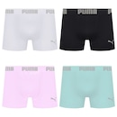 Cueca Boxer Sem Costura Puma - 4 unidades - Masculina - Foto 1