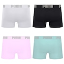 Cueca Boxer Sem Costura Puma - 4 unidades - Masculina - Foto 2