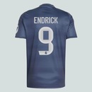 Camisa Real Madrid II 2026 Masculina Adidas 9 Endrick - Foto 1