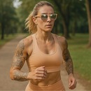 Óculos de Sol Unissex Quiiq Sunglasses Quadrado - Foto 7