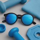 Óculos de Sol Unissex Quiiq Sunglasses Round - Foto 7