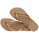 Chinelo De Dedo Havaianas Slim Logo Metallic Feminino - Foto 4