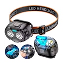 Lanterna De Cabeça Gold Sports Led Duplo - Foto 3