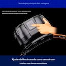 Lanterna De Cabeça Gold Sports Led Duplo - Foto 7