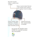 Touca De Natação Gold Sports Dome Cap De Silicone - Foto 2
