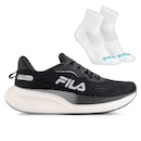 Tênis Fila Racer Speedzone Feminino + Par de Meias Performance - Foto 1