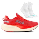 Tênis Fila Racer Speedzone Feminino + Par de Meias Performance - Foto 1