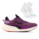 Tênis Fila Racer Speedzone Feminino + Par de Meias Performance - Foto 1