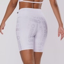 Bermuda Feminina Orbis Fitness Meia Coxa Jacquard Poliamida Cós Alto - Foto 5